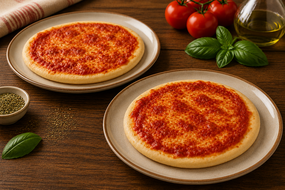 Mini prepizza de tomate